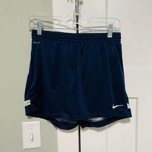 Nike Women's Dark Blue Athletic Shorts